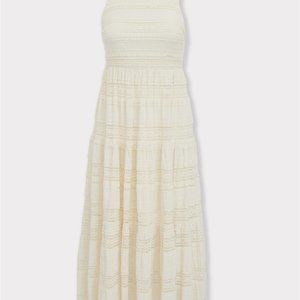 TORRID IVORY LACE TIERED MAXI SUNDRESS 26